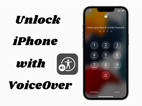 unlock iphone with voiceover