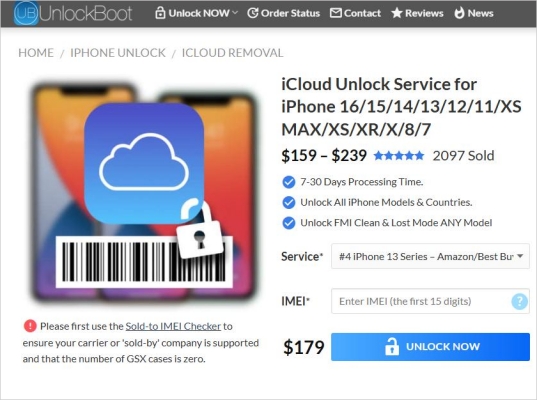 unlockboot icloud unlock service