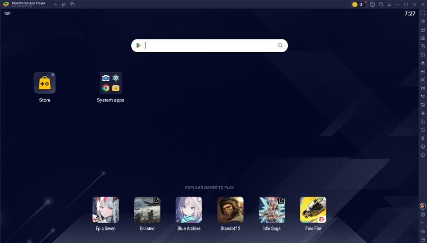 use bluestacks