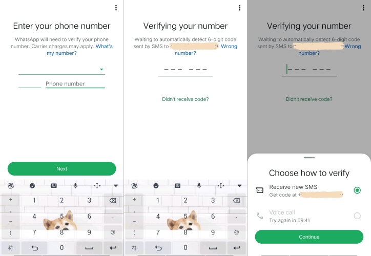 register whatsapp