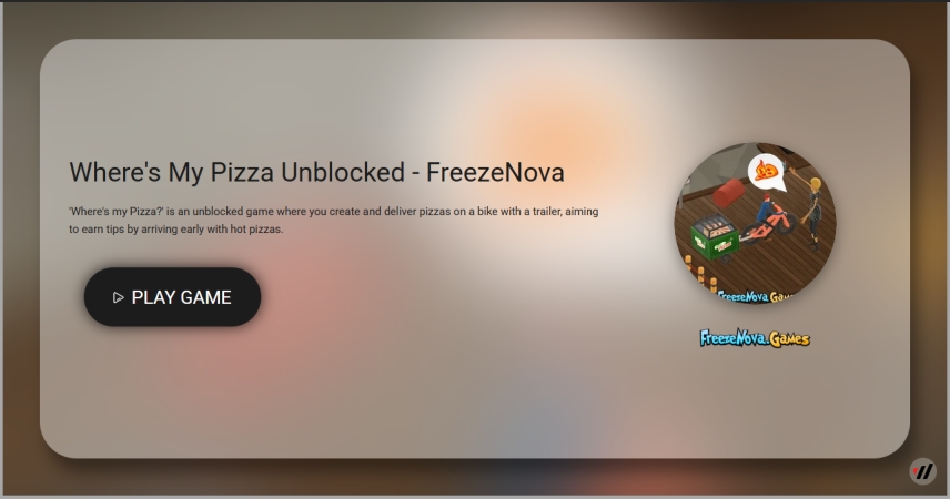 where is my pizza