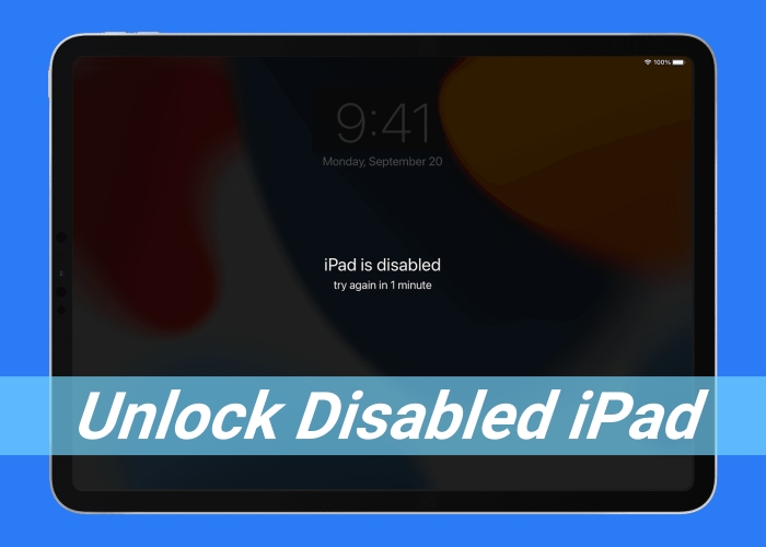 How to Unlock Disabled iPad [Latest Guide]